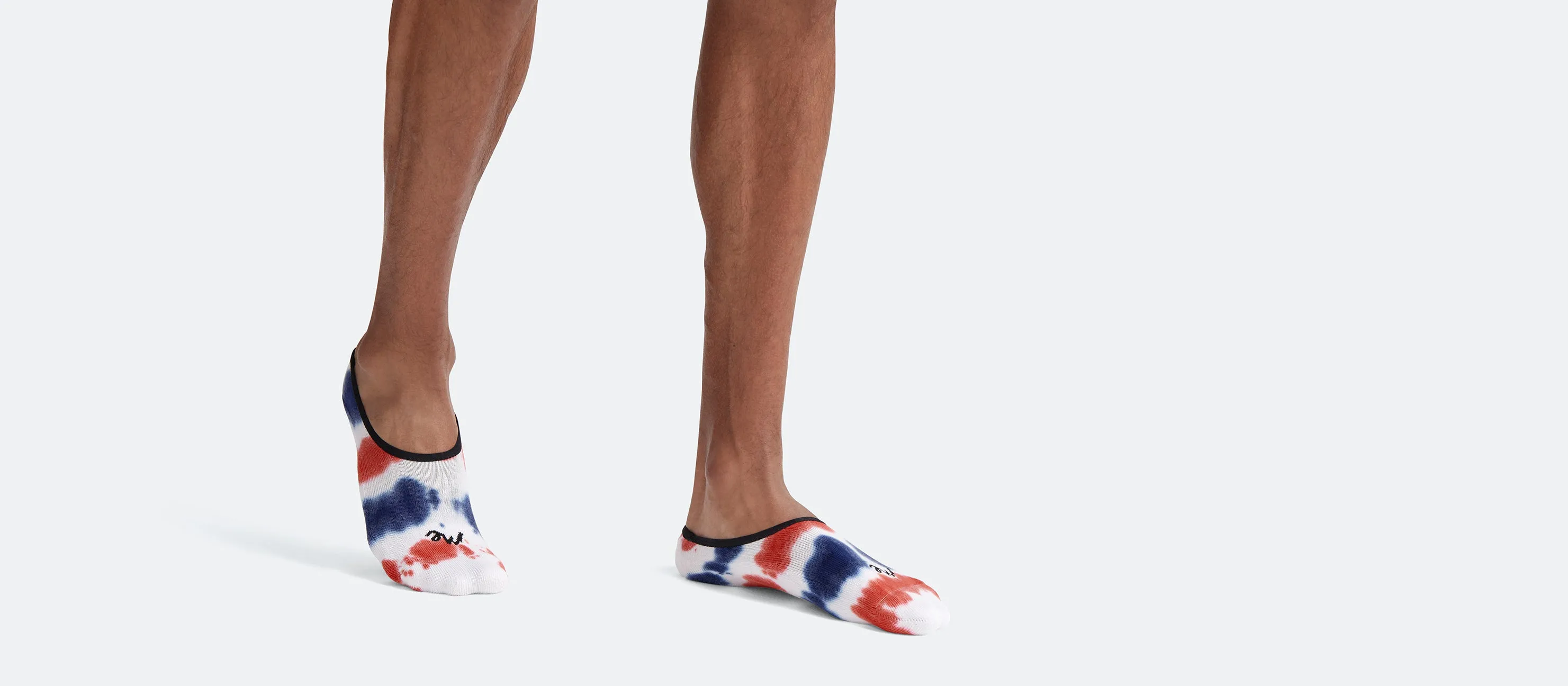 No Show Sock | Americana Tie Dye