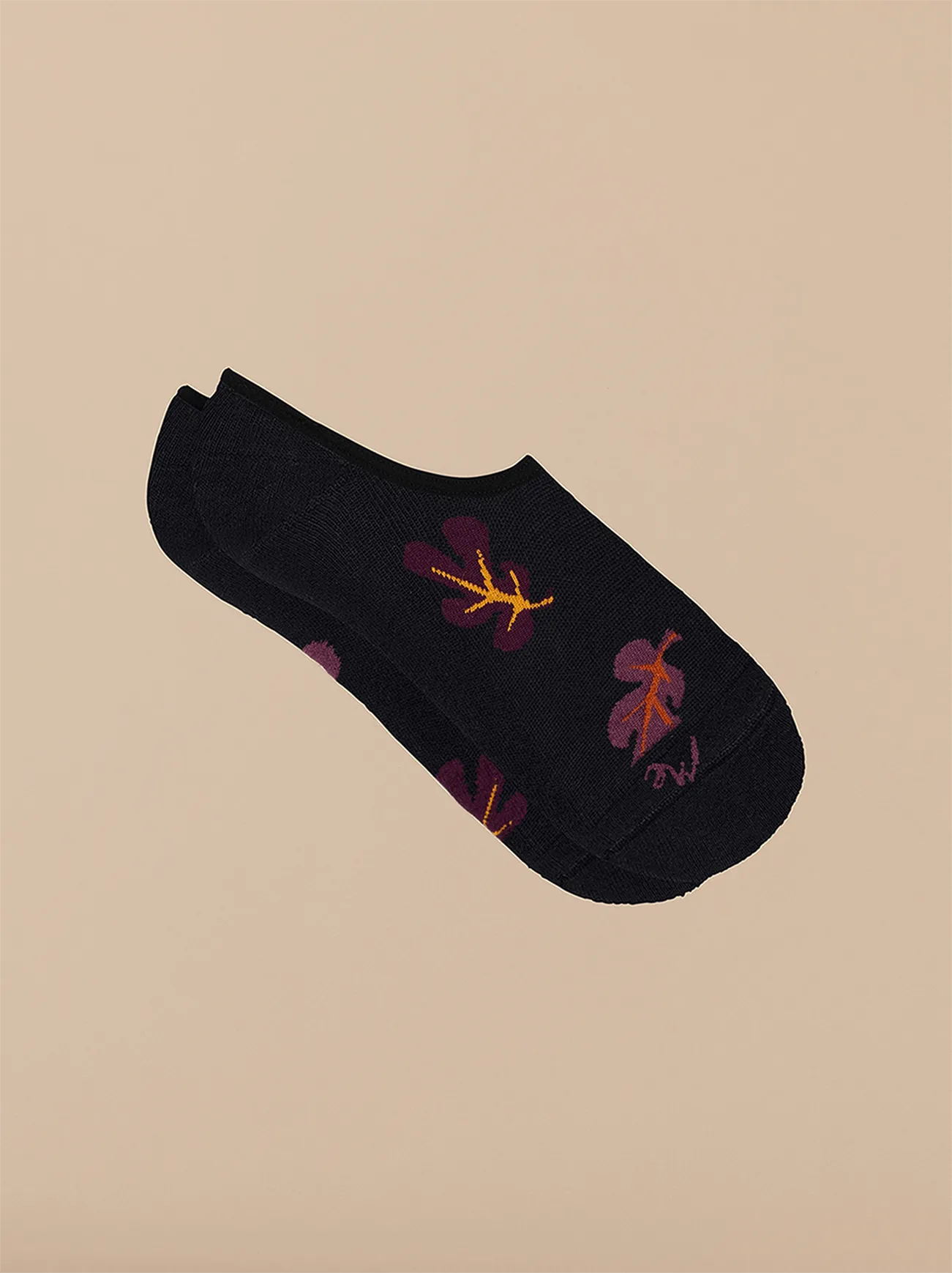 No Show Sock | Fall Leaves