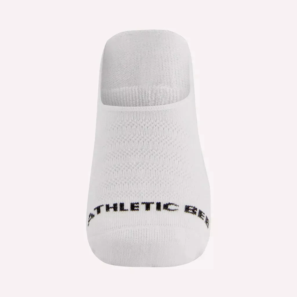 No Show Socks 3pk White