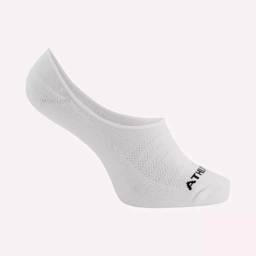 No Show Socks 3pk White