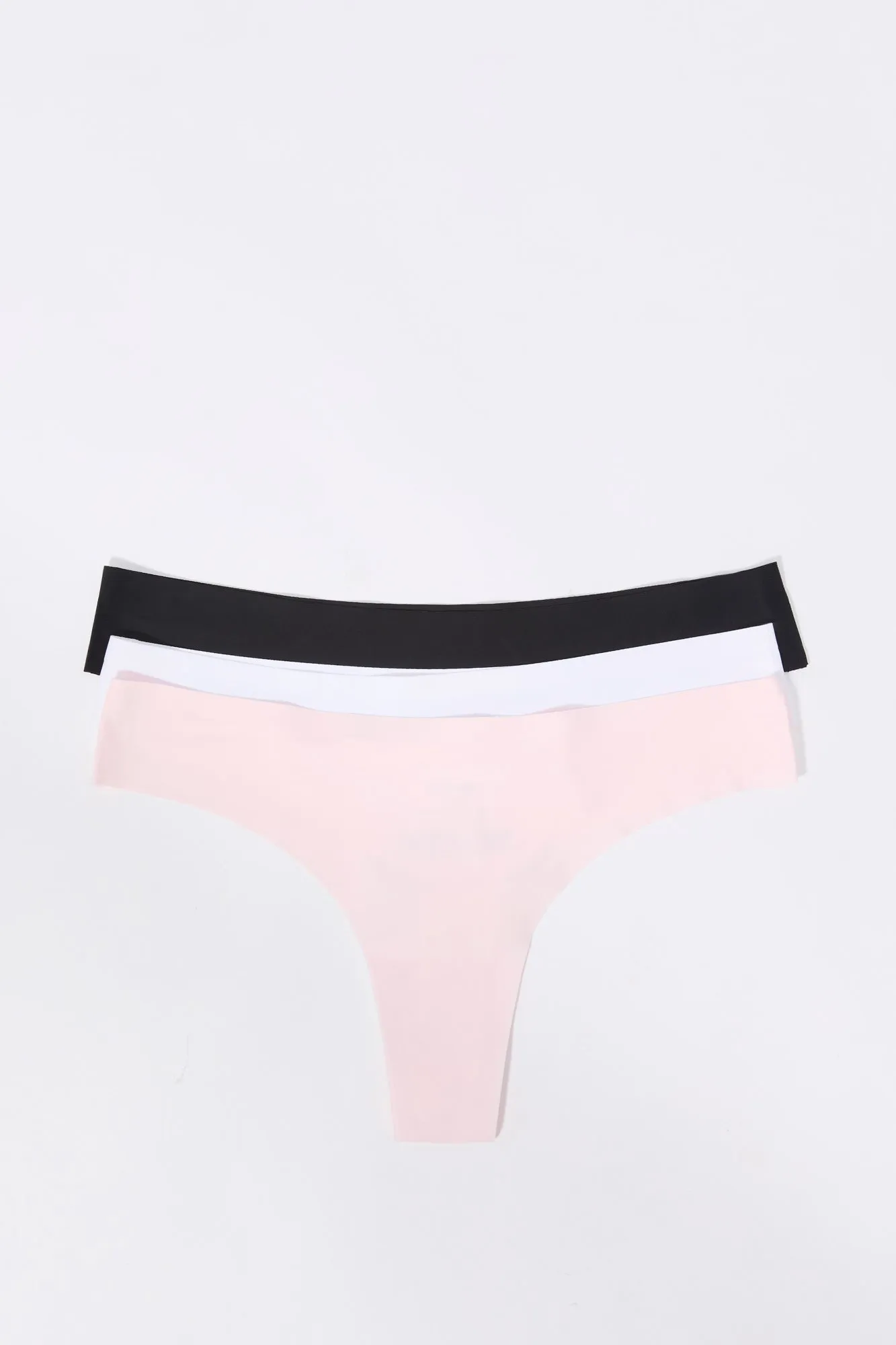 No Show Thong Panty (3 Pack)