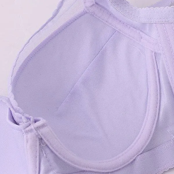 Push Up Breathable Mesh Embroidered Sexy Bras