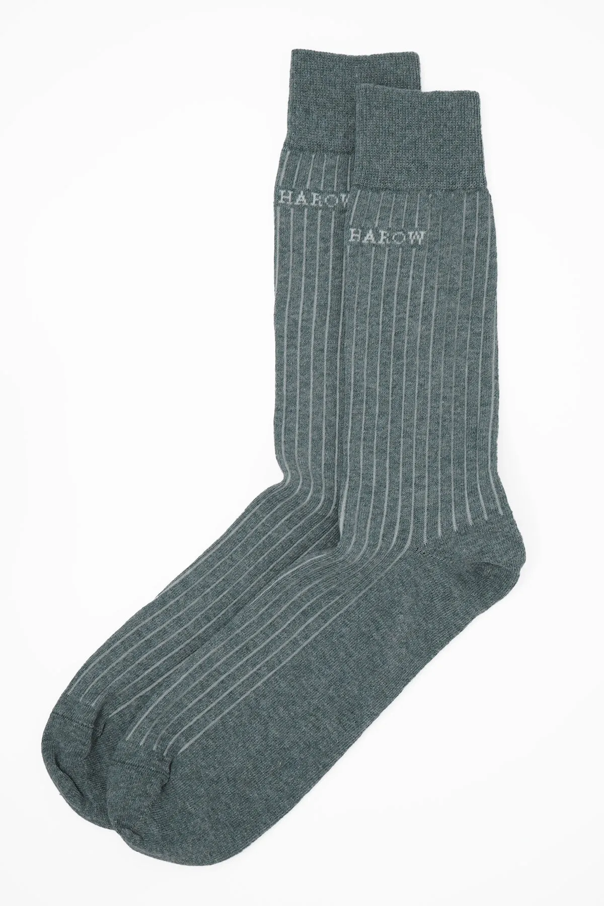 Recycled Ribbed Men's Socks - Blue