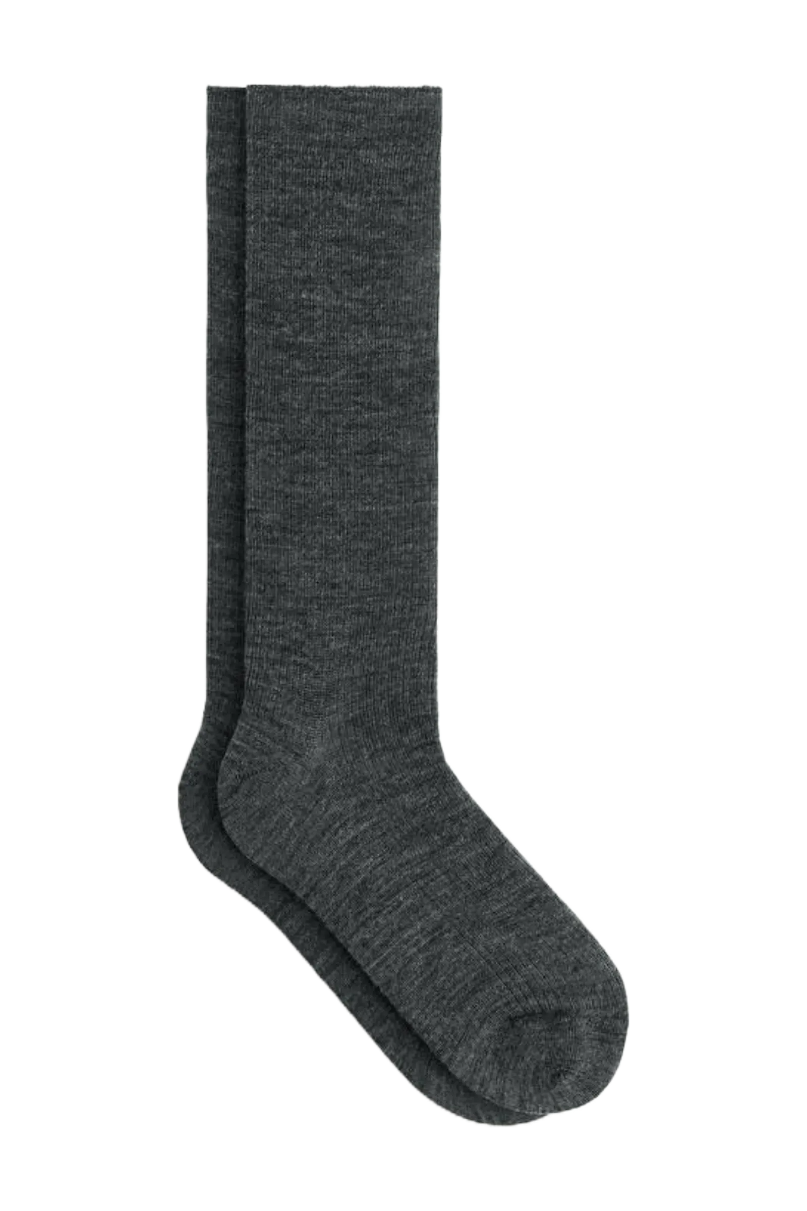 Ribbed Wool-Blend Socks