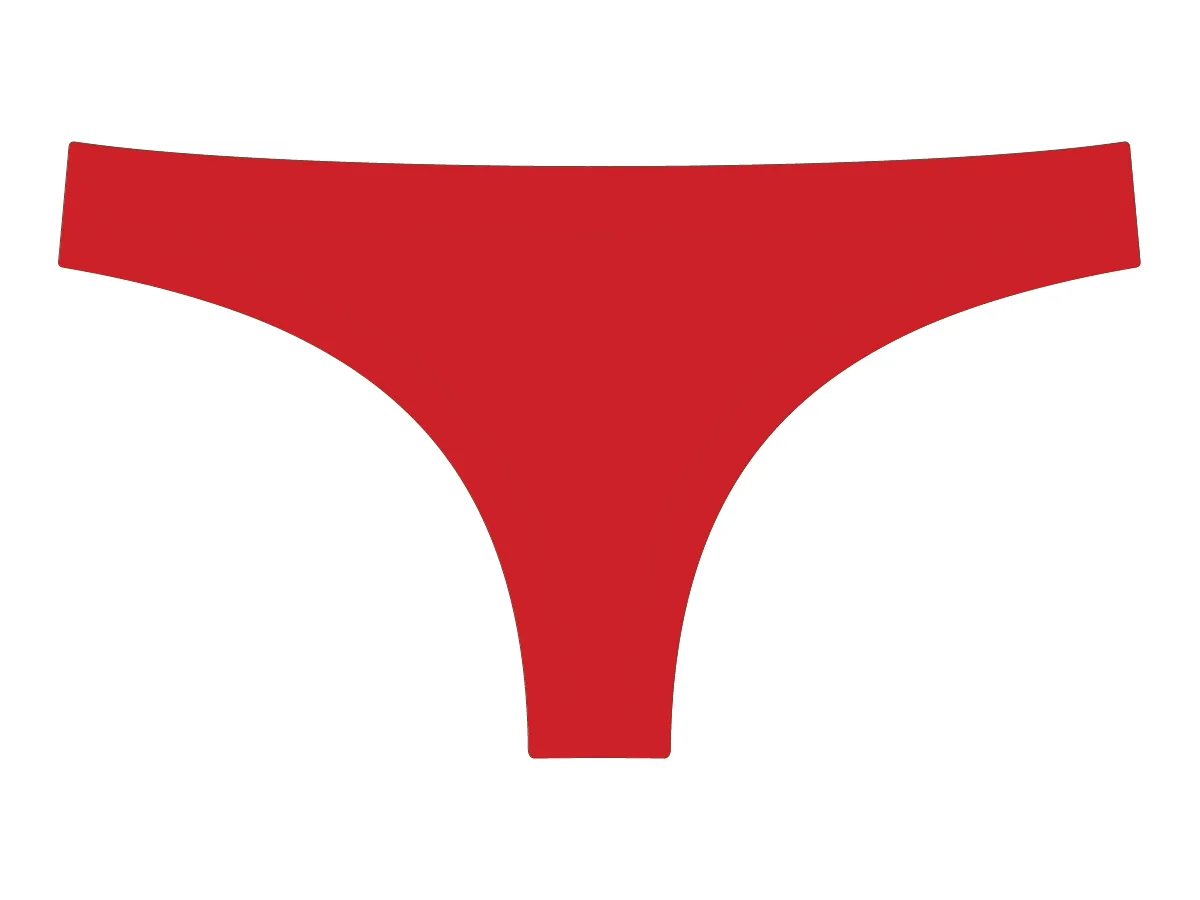 Rose Red Seamless Panties