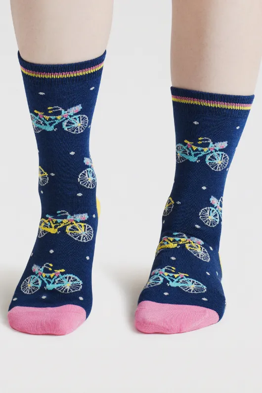 Rosette Bike Socks