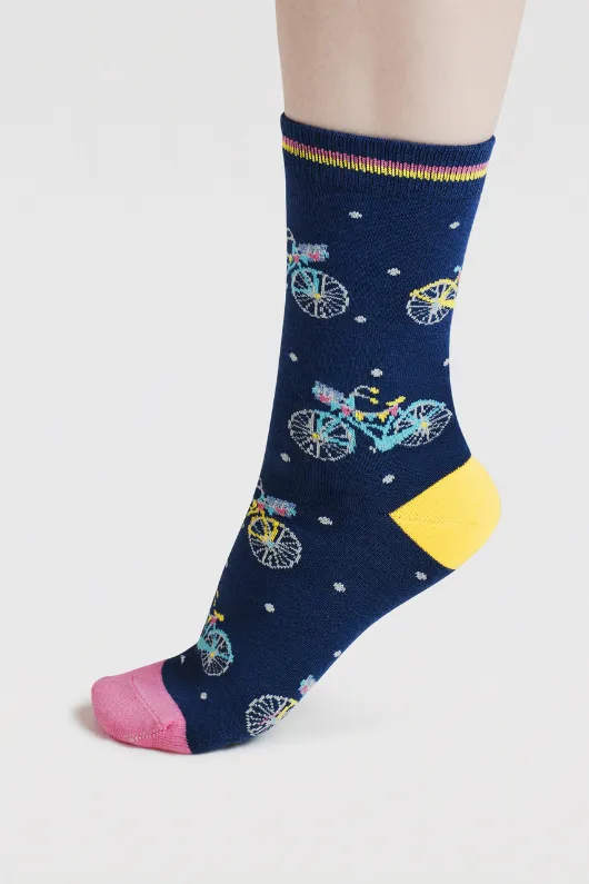 Rosette Bike Socks