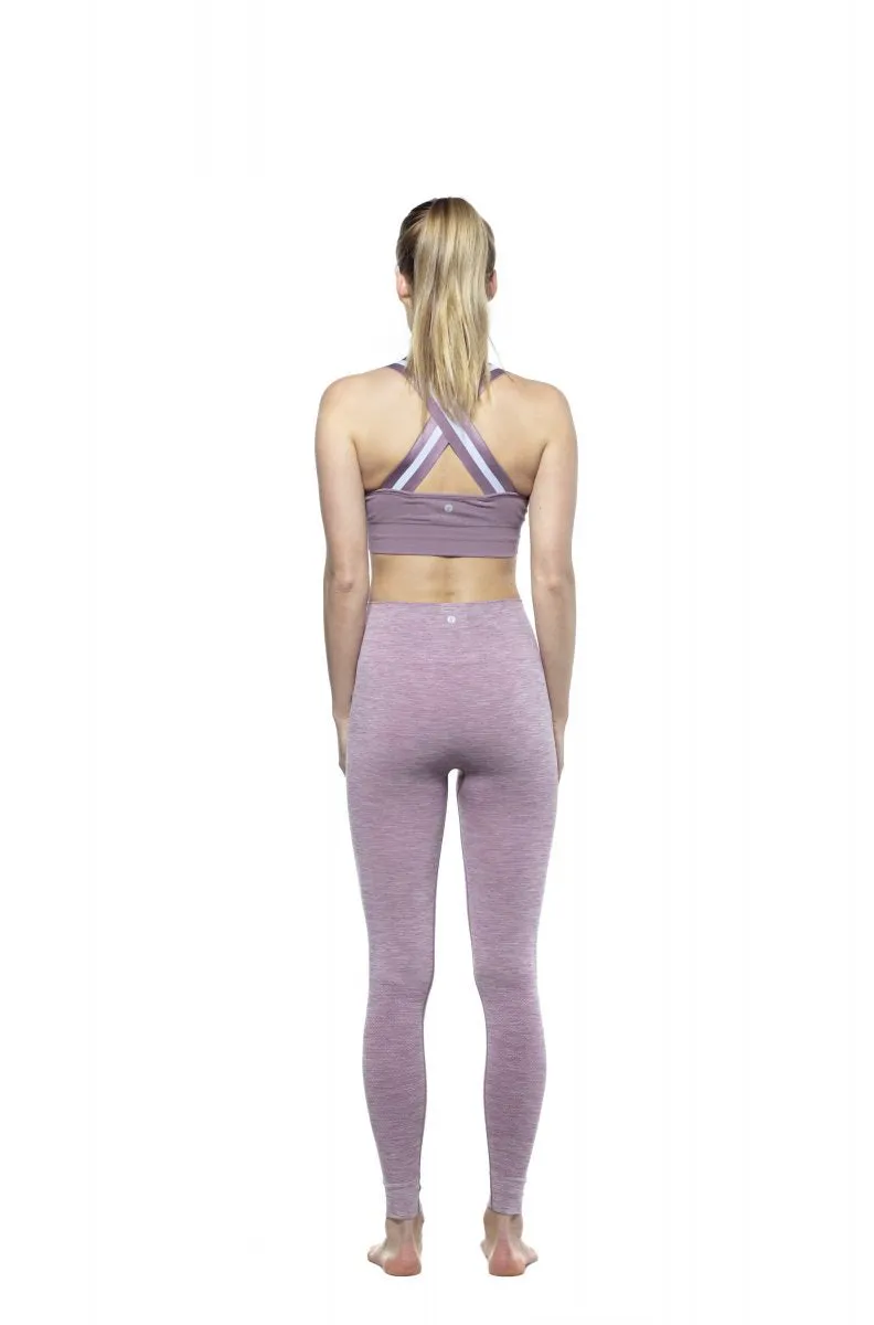 RUN & RELAX // WIDE ELASTIC BRA - WARM LILAC