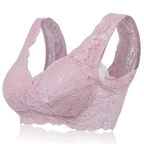 Sexy Lace Breathable No Rims Ultrathin Full Cup Vest Bras