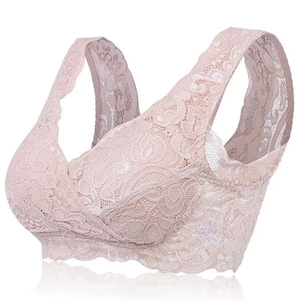 Sexy Lace Breathable No Rims Ultrathin Full Cup Vest Bras