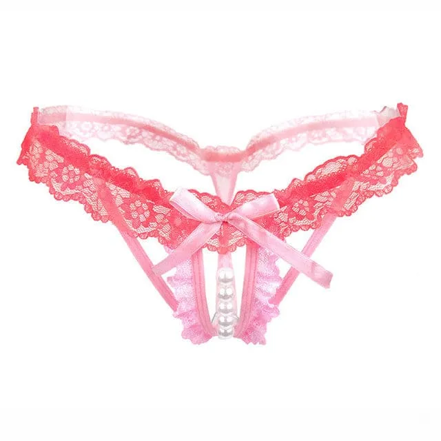 Sexy Lace Transparent Hollow Out Temptation Female Panties