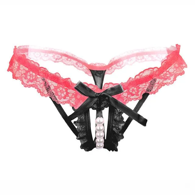 Sexy Lace Transparent Hollow Out Temptation Female Panties