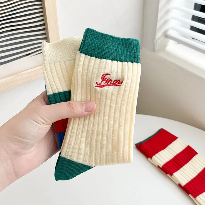 Skater Girl Ribbed Socks