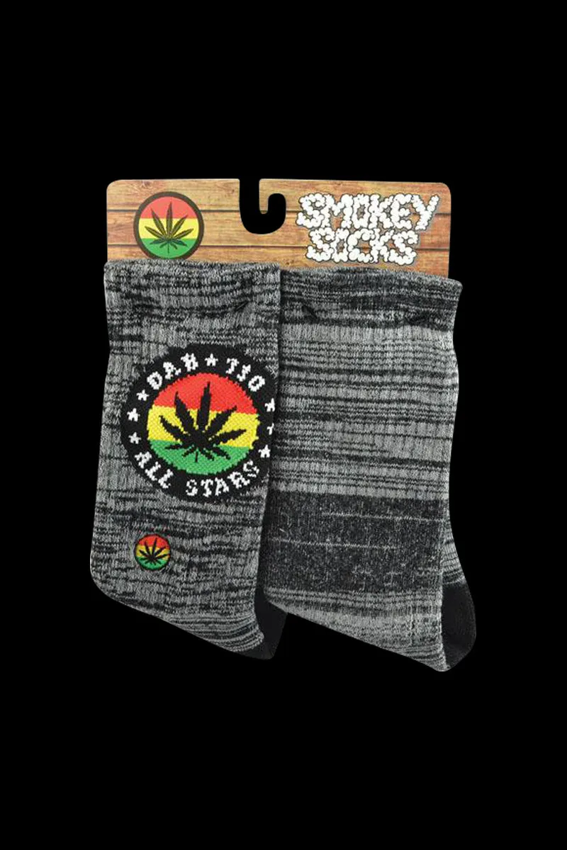 Smokey Brand "Dab All Stars" Gray Socks