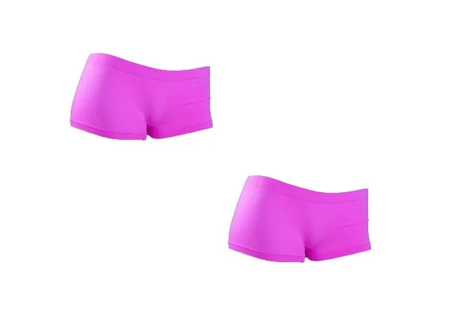 Smooth Seamless Boyshorts - Hot Pink