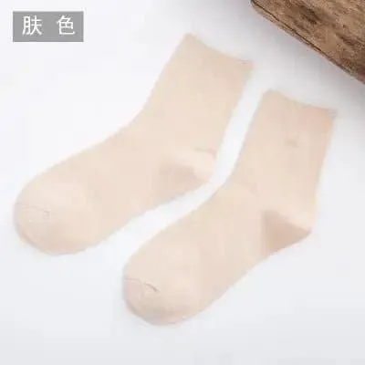 Solid Color Bamboo Socks10 Pair