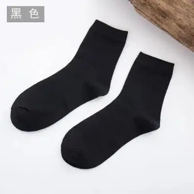 Solid Color Bamboo Socks10 Pair