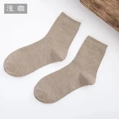 Solid Color Bamboo Socks10 Pair