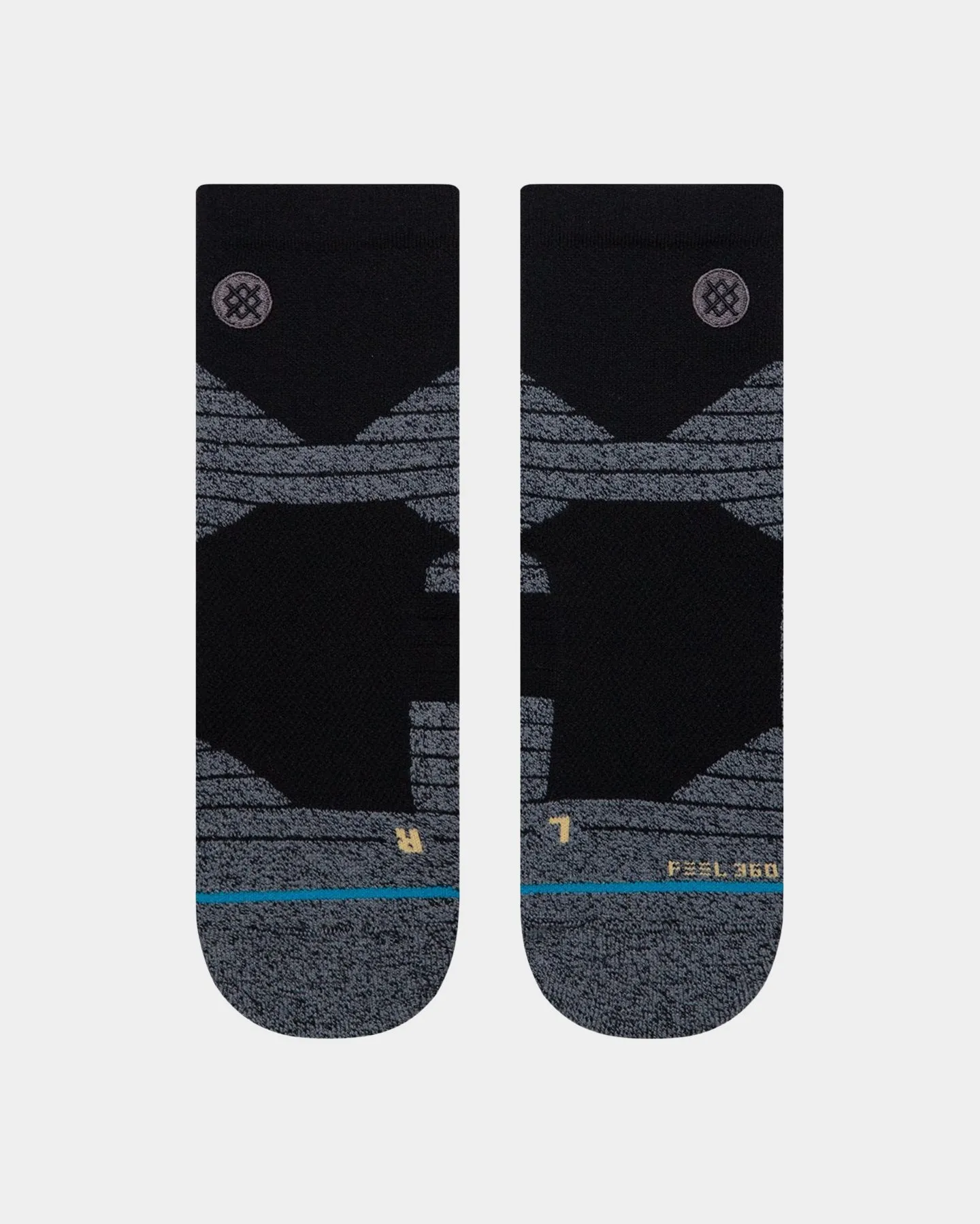 Stance Icon Sport Quarter Cut Socks Black