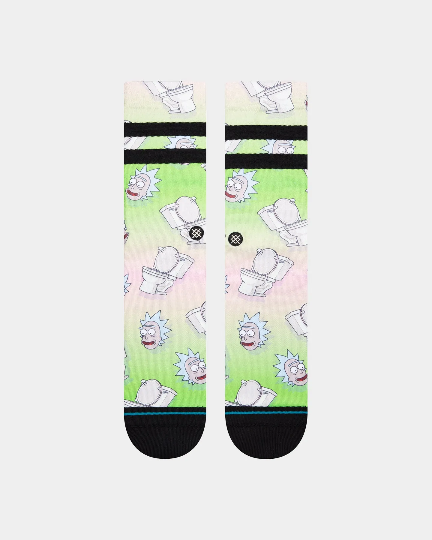 Stance X Rick And Morty The Seat Socks Multi-Coloured