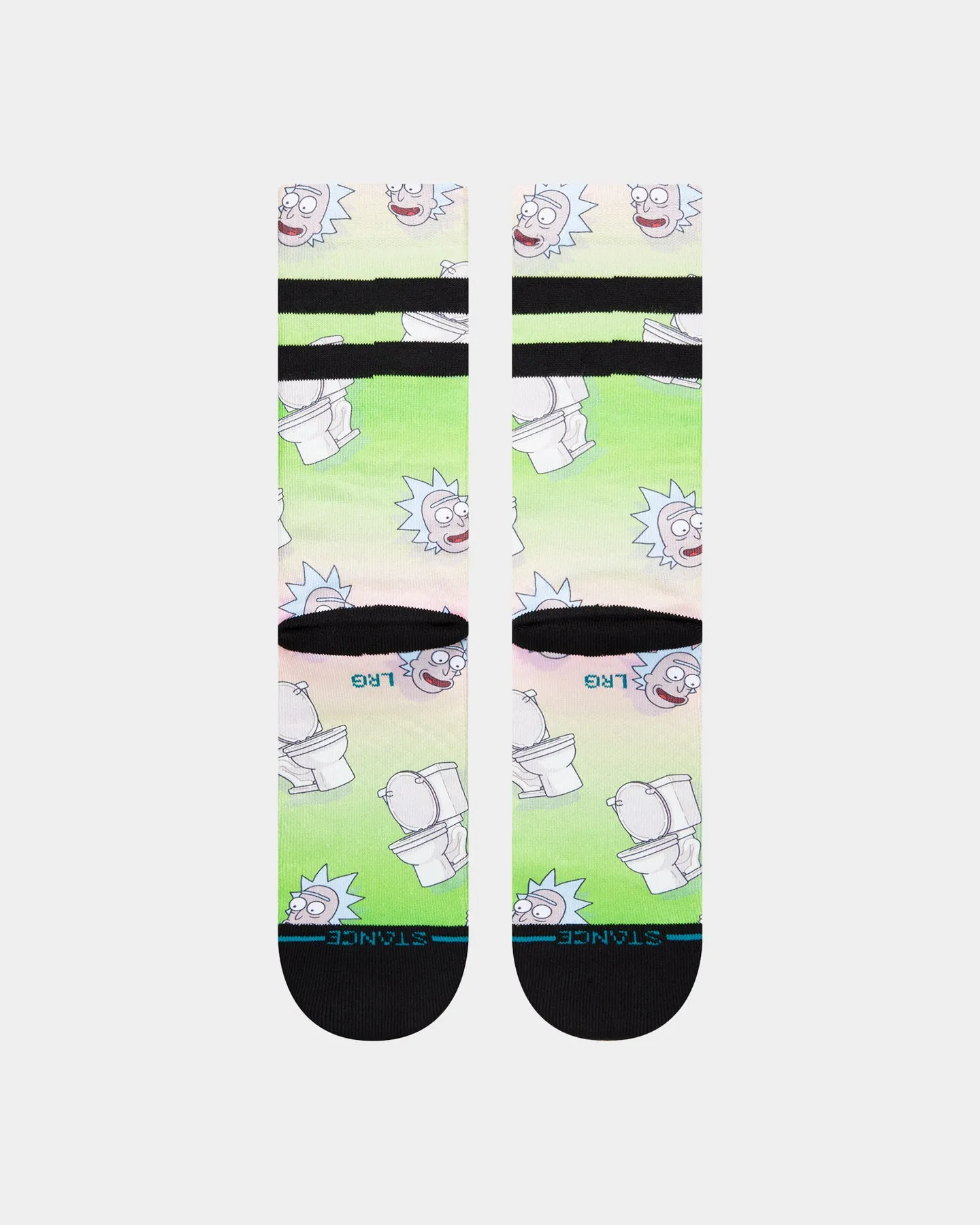 Stance X Rick And Morty The Seat Socks Multi-Coloured