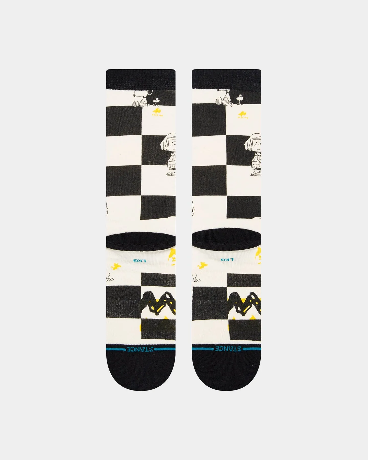 Stance X The Peanuts Checked Socks Black