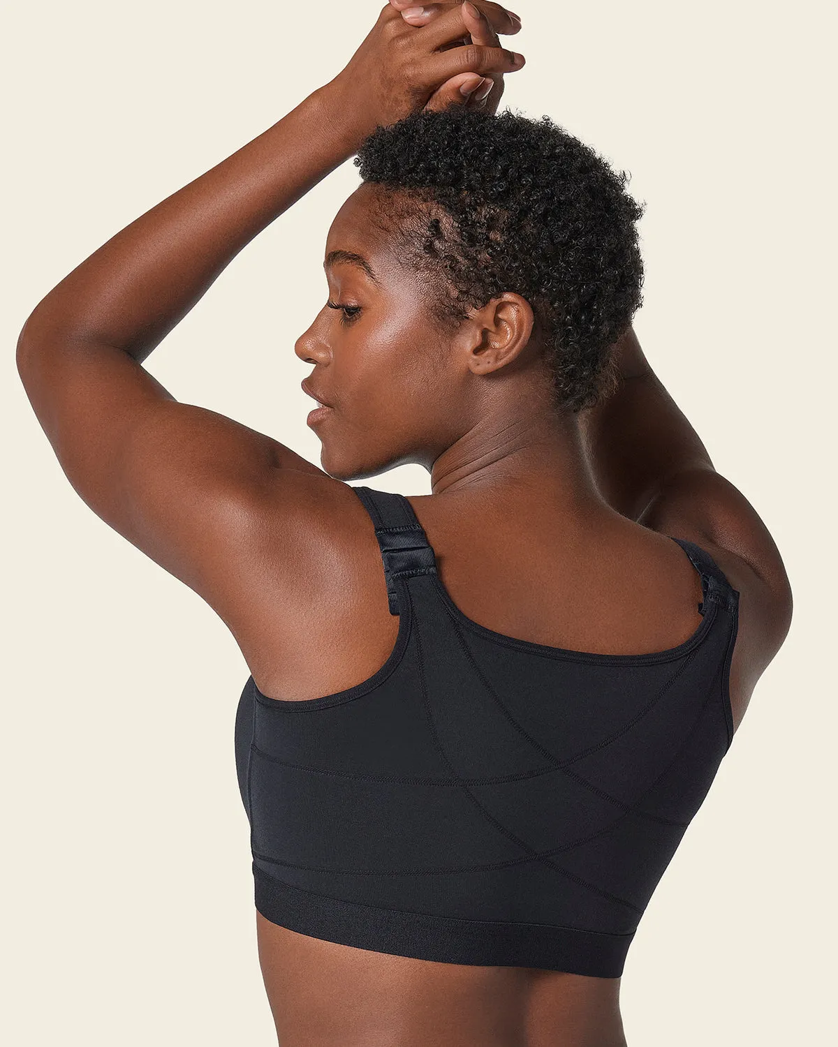 Stretch Cotton Wireless Posture Corrector Bra