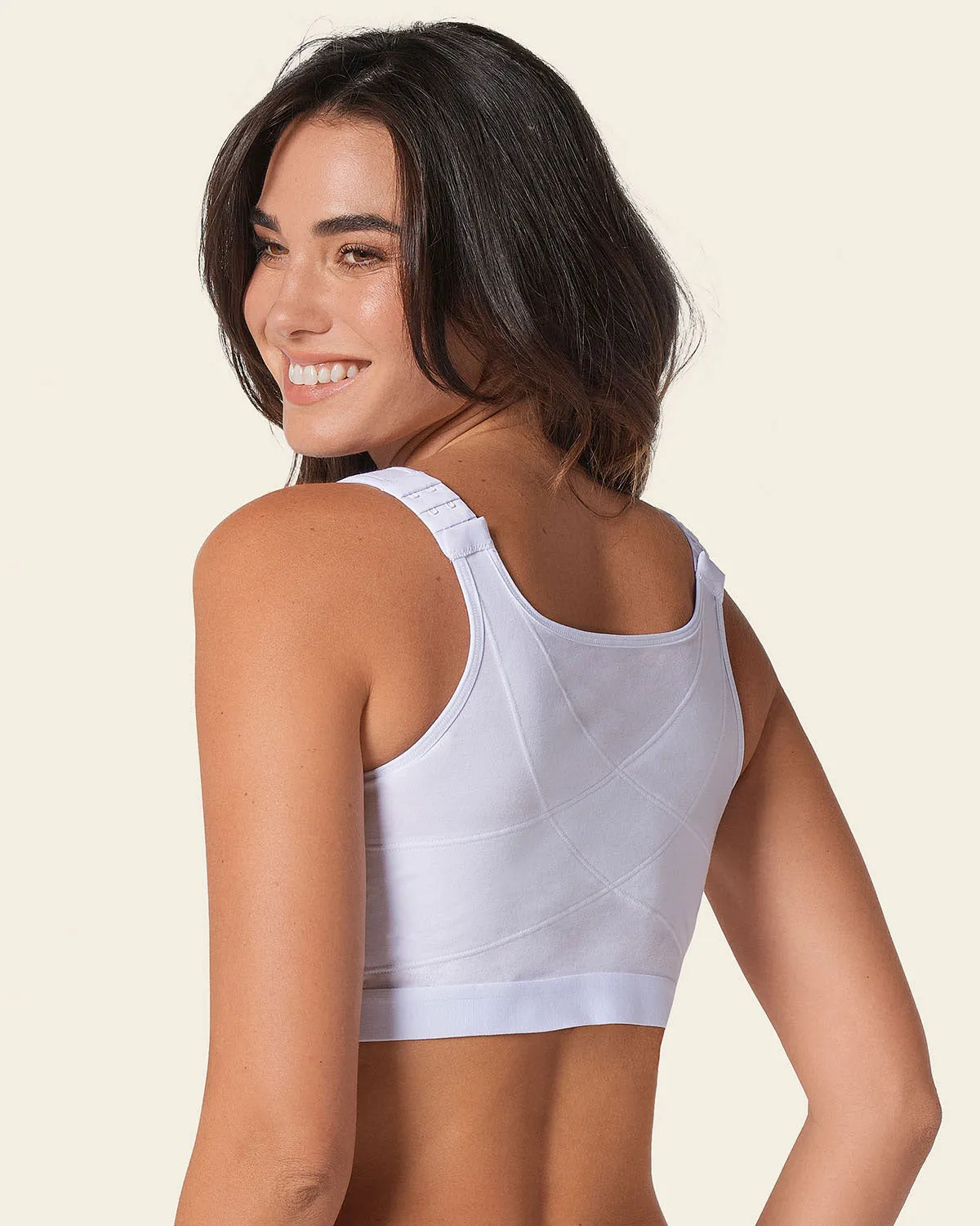 Stretch Cotton Wireless Posture Corrector Bra