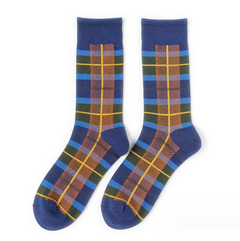 Sustainable Plaid Bamboo Socks