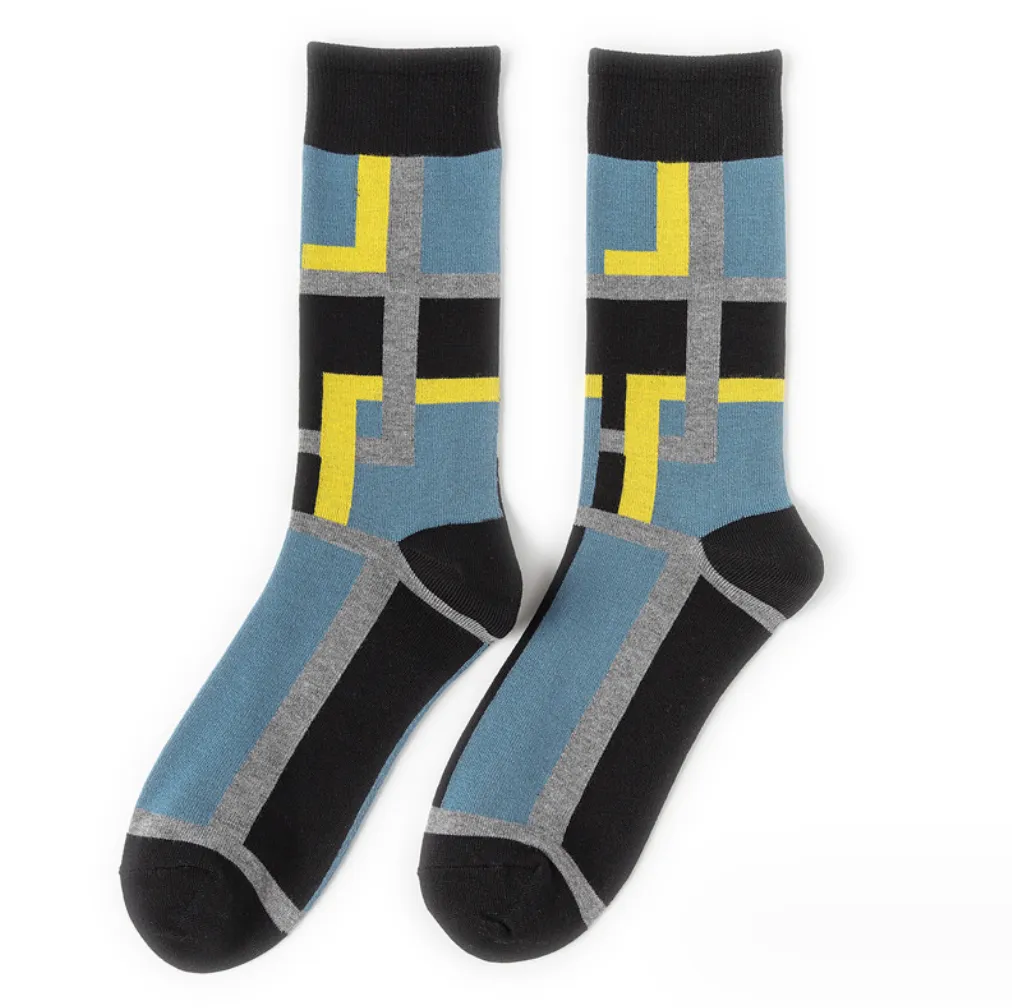 Sustainable Plaid Bamboo Socks