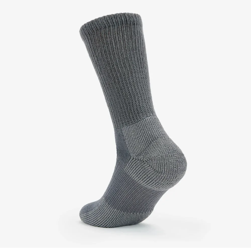 Thorlos Unisex WX Walking Moderate Cushion Crew Sock - Grey