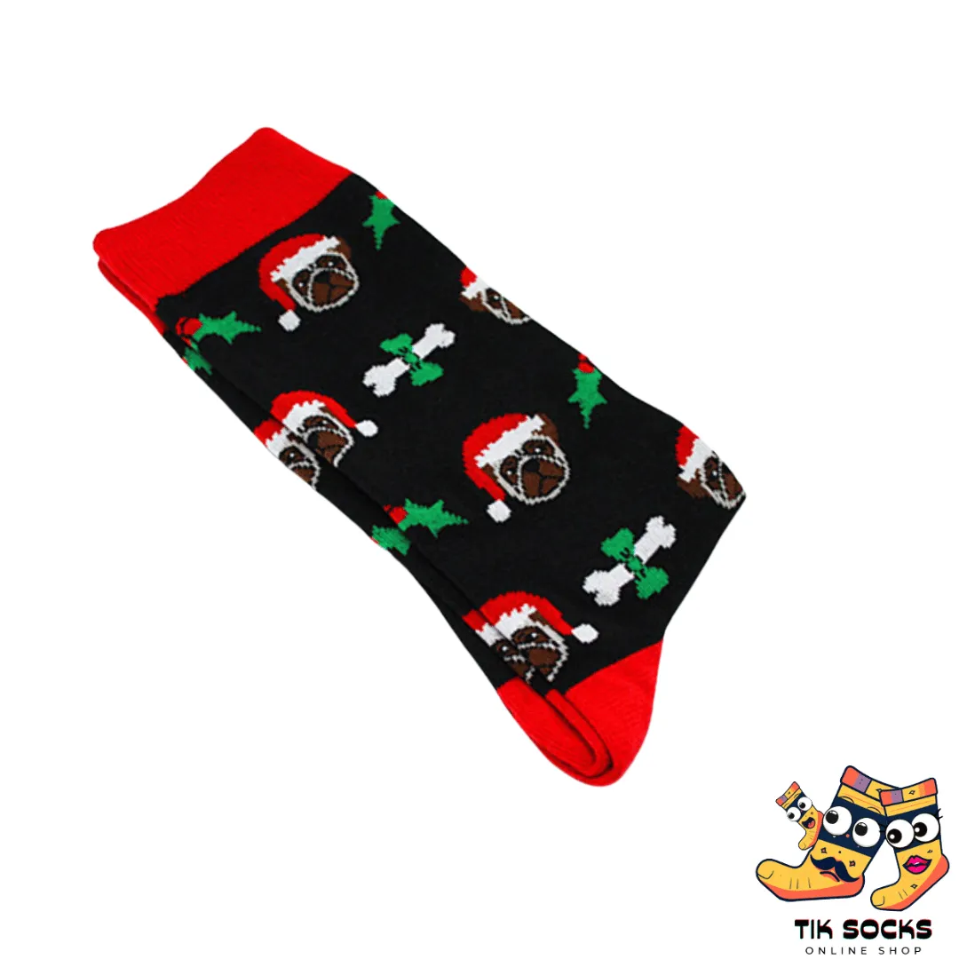 TikSocks|Christmas Socks-Christmas French Bulldog Socks