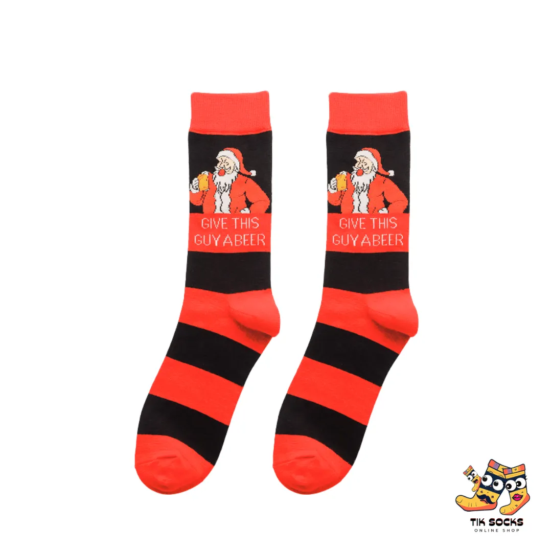 TikSocks|Christmas Socks-Holiday Cheer Santa Socks