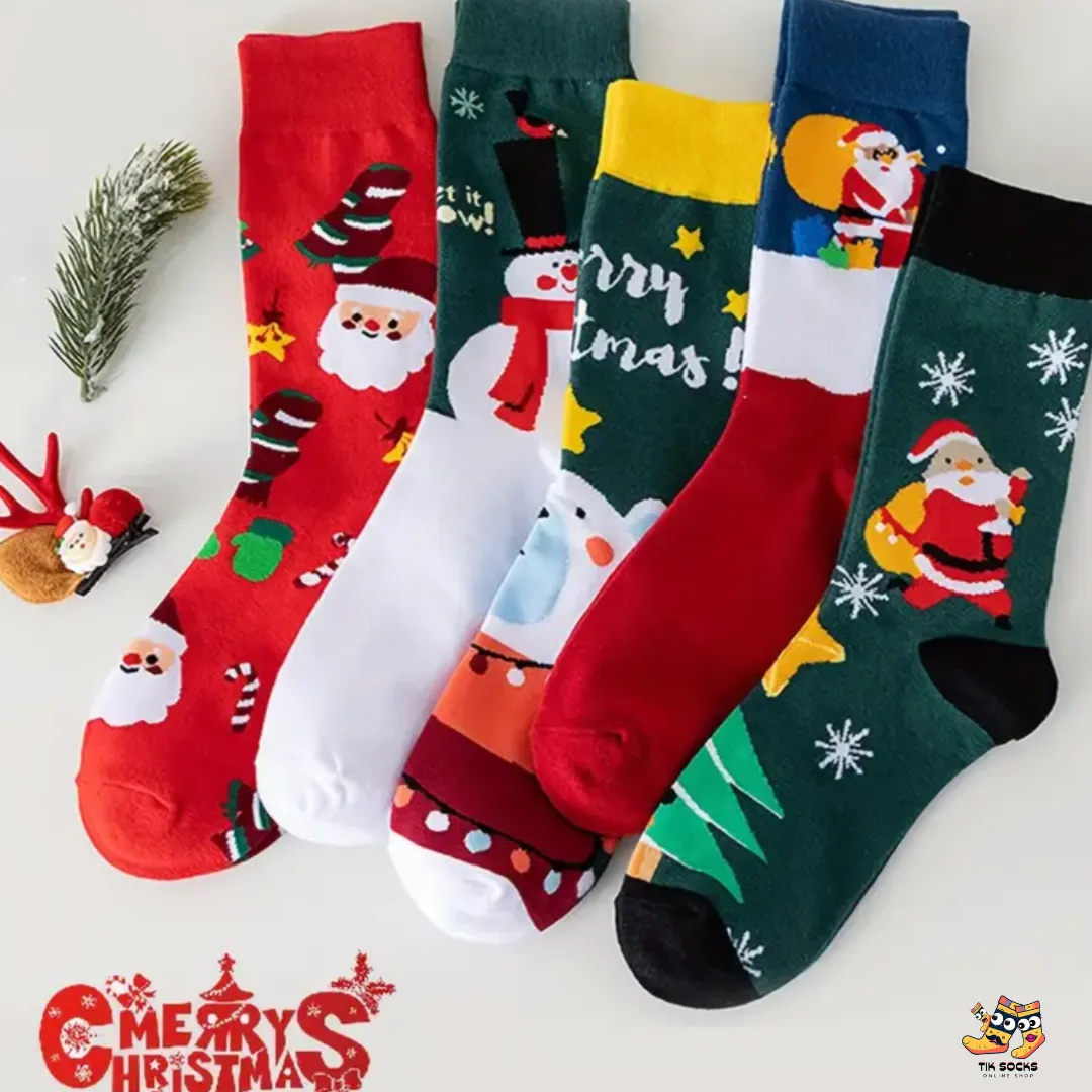 TikSocks|Christmas Socks-Snowman III