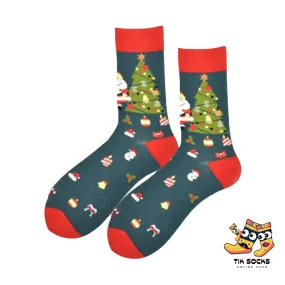 TikSocks|Christmas Socks-Winter Ski Santa Socks