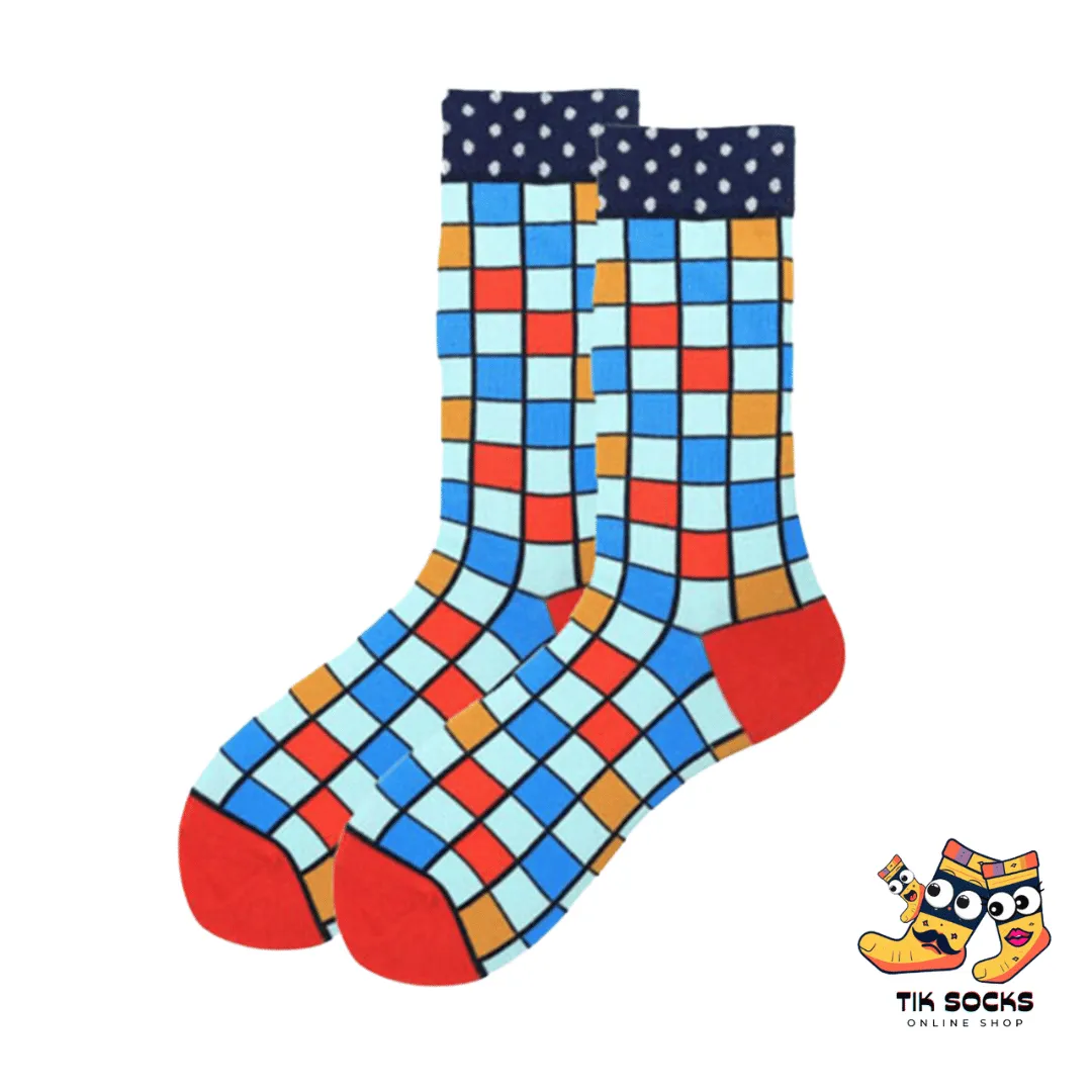 TikSocks|Fun Socks-Disco Light Design Socks