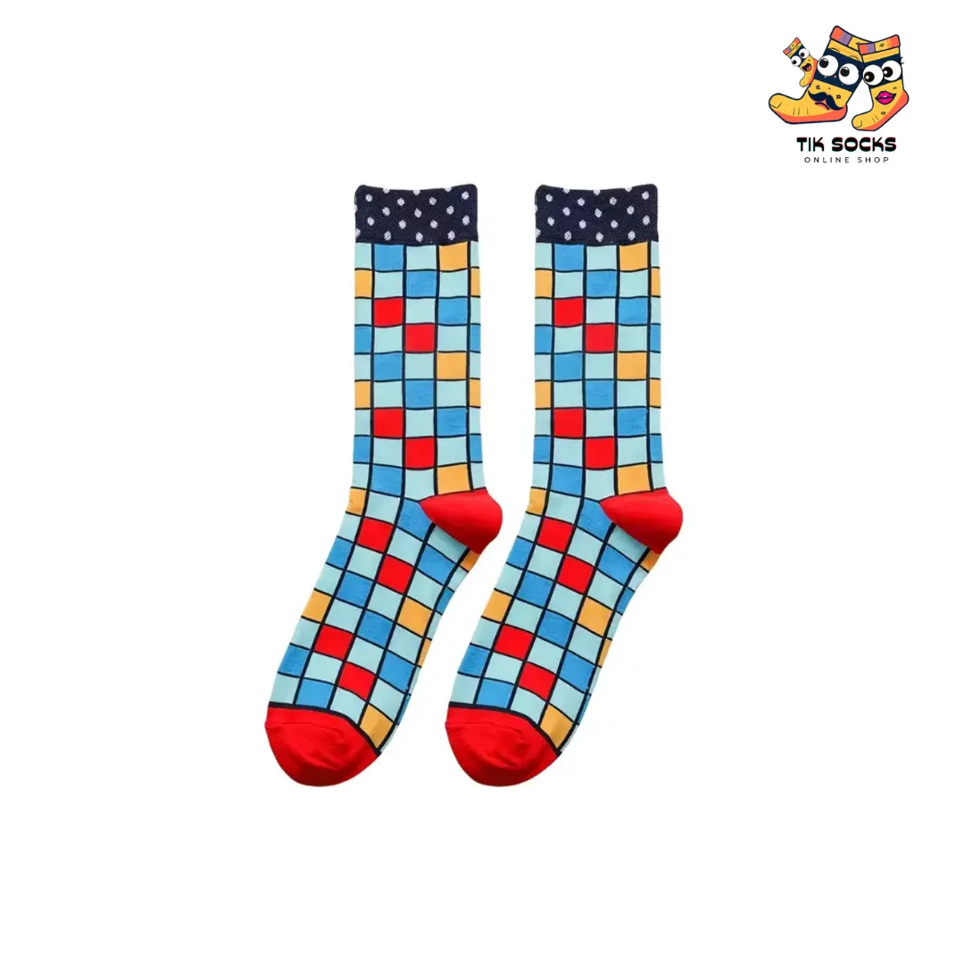 TikSocks|Fun Socks-Disco Light Design Socks