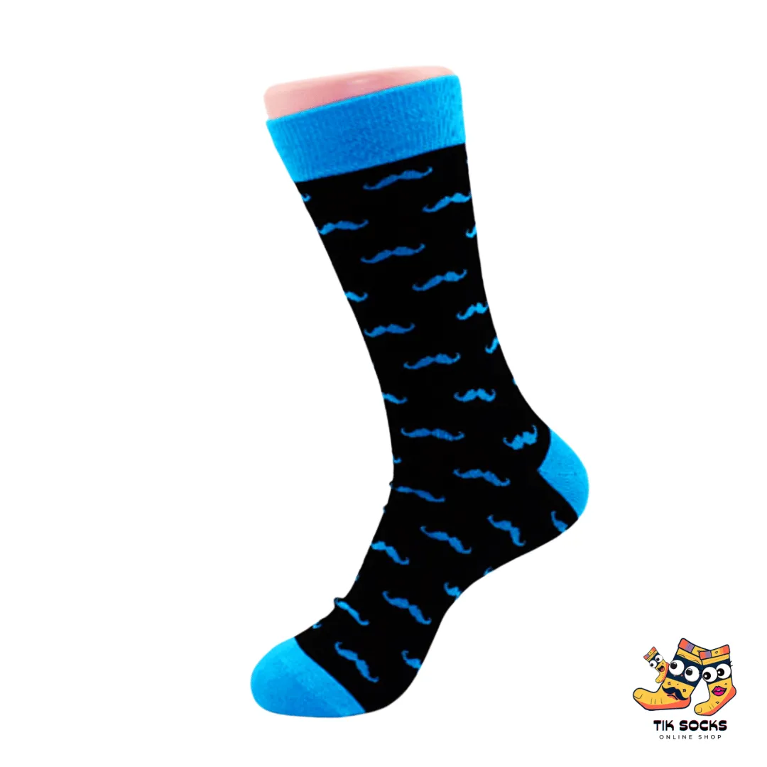 TikSocks|Fun Socks-Mustache Socks