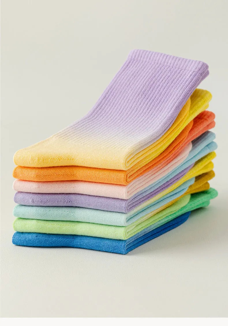 TikSocks|Fun Socks-Ombre Socks blue purple