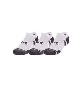 Under Armour Unisex UA Performance Tech 3pk No Show Socks White | Buy Under Armour Unisex UA Performance Tech 3pk No Show Socks White here | Outnorth