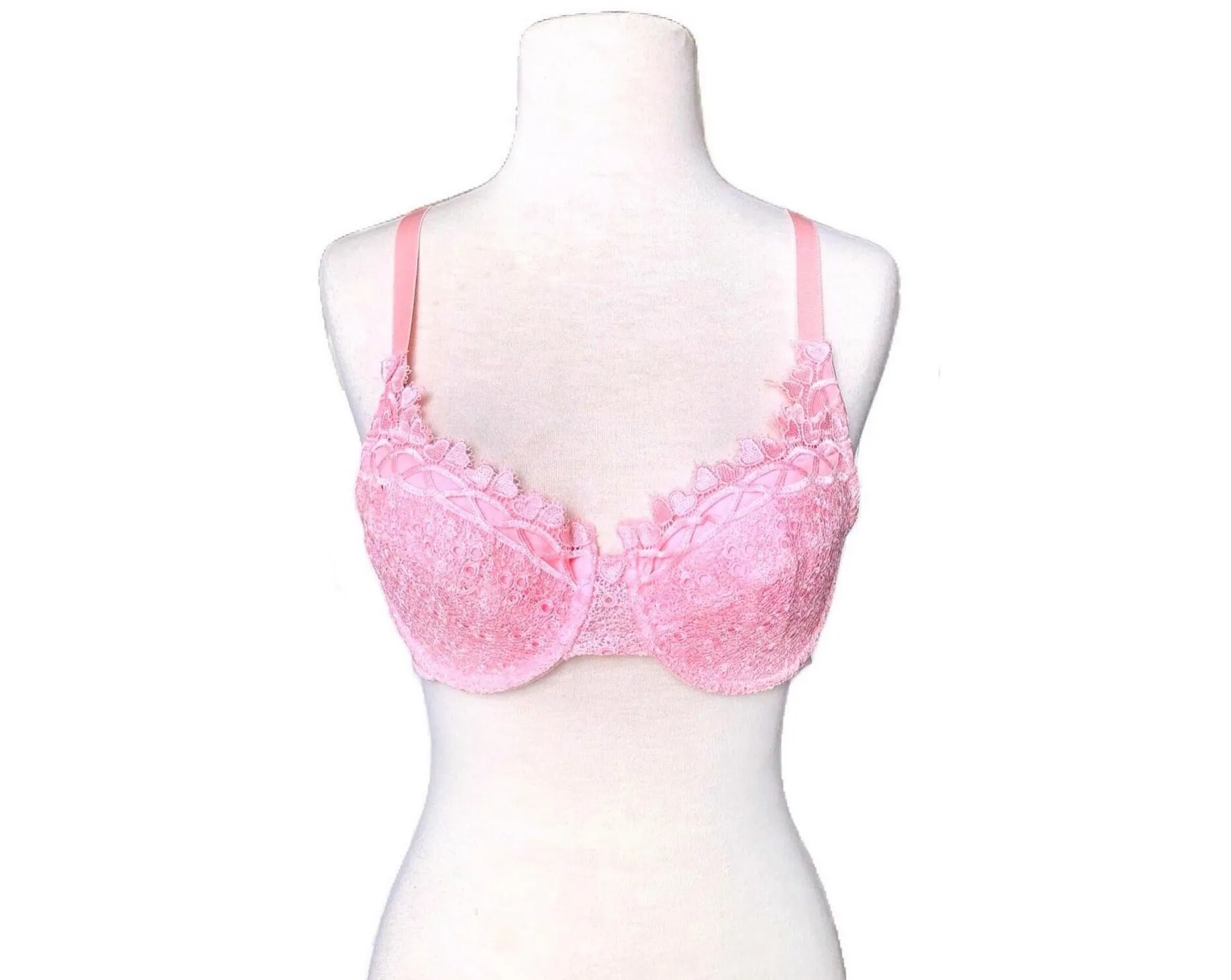 Unlined Heart & Lace Bras