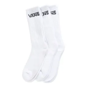 Vans Classic Crew Socks 3 Pack - White