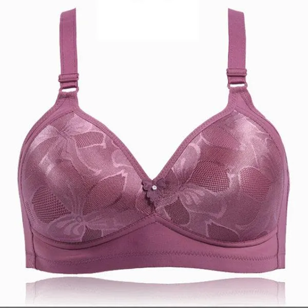 Wire-Free 3/4 Cup Lace Bras