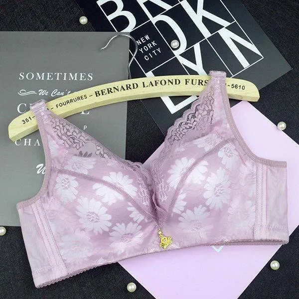 Wire-Free Soft Lace Bras