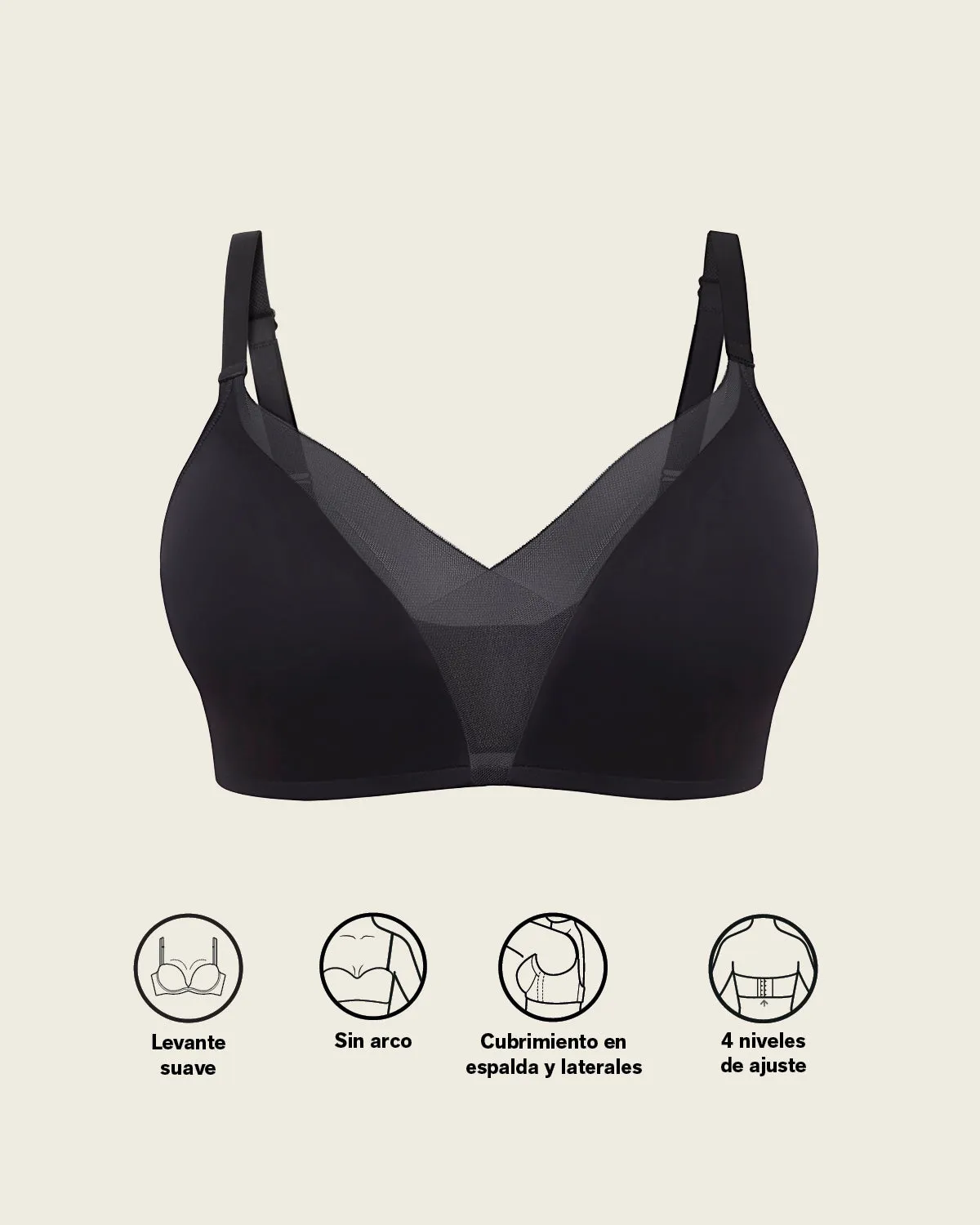 Wireless Push Up Bra