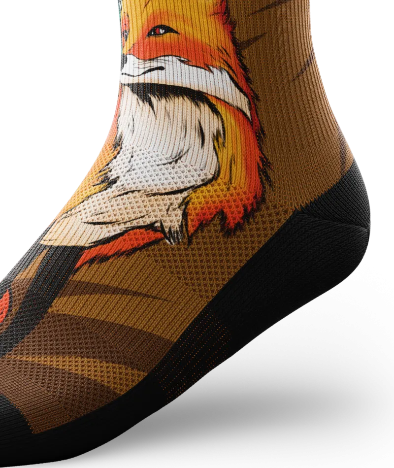 Zero Fox Knee High Compression Socks